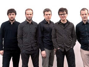 The German jazz quintet Subtone consists of (left to right) drummer Peter Gall, bassist Mathias Pichler, pianist Florian Hoefner, trumpeter Magnus Schriefl and reeds player Malte Duerrschnabel. The band just completed a two-and-a-half week, cross-Canada tour during which they gave concerts from  Vancouver to St. John's.