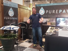 TAC Ottawa co-founder and COO Kyle Pittman at the National Home Show in Toronto.