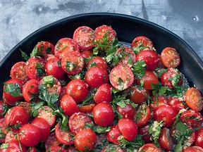 Tomato and Horseradish Salad from At My Table by Nigella Lawson.