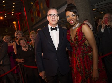 Shawn Minnis and Kellylee Evans, who sang the national anthem at the Governor General's Performing Arts Awards Gala at the National Arts Centre on Saturday, June 2, 2018.