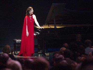 Angela Hewitt, recipient of the Lifetime Artistic Achievement Award got a standing ovation after performing at the Governor General's Performing Arts Awards Gala at the National Arts Centre Saturday June 2, 2018.   Ashley Fraser/Postmedia