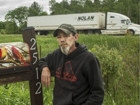 Stephan Gravel lives alongside Hwy. 401, just metres from where Monday's bus crash occurred. He says collisions in the stretch of the highway in front of his house are common events.