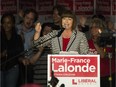 Marie-France Lalonde was re-elected in Orléans, which had the highest voter turnout of the nine Ottawa ridings.
