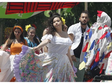 People take part in the Carivibe parade in Ottawa on Saturday, June 16, 2018.   (Patrick Doyle)  ORG XMIT: 0617 Carivibe 01