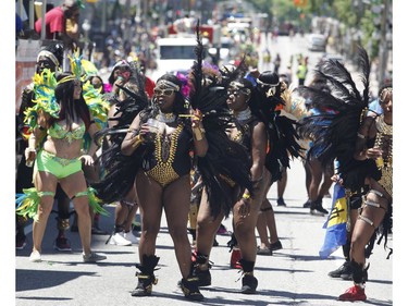 People take part in the Carivibe parade in Ottawa on Saturday, June 16, 2018.   (Patrick Doyle)  ORG XMIT: 0617 Carivibe 11