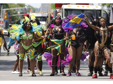 People take part in the Carivibe parade in Ottawa on Saturday, June 16, 2018.   (Patrick Doyle)  ORG XMIT: 0617 Carivibe 13
