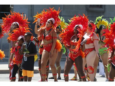 People take part in the Carivibe parade in Ottawa on Saturday, June 16, 2018.   (Patrick Doyle)  ORG XMIT: 0617 Carivibe 20