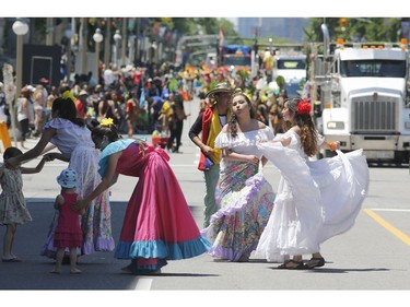 People take part in the Carivibe parade in Ottawa on Saturday, June 16, 2018.   (Patrick Doyle)  ORG XMIT: 0617 Carivibe 24