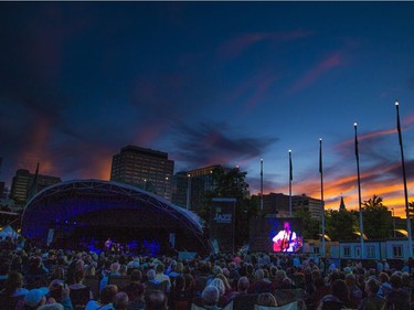 The scene at Ottawa Jazz Festival for the Boz Scaggs performance on Friday evening.   Ashley Fraser/Postmedia