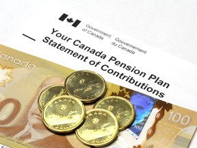 A Canada Pension Plan Statement of Contributions. Photo by Getty Images.