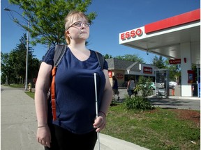 Sophie Levesque is calling for changes at OC Transpo after a 'humiliating' experience that saw her request for an early stop rejected by a bus driver who she says left her stranded by the side of Ogilvie Road.