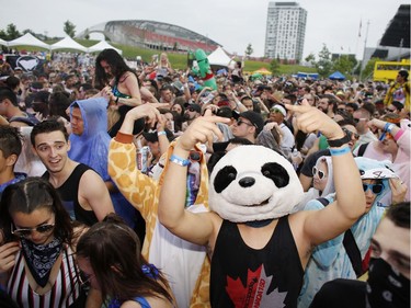 Escapade Music Festival took over Lansdowne Park for a mostly young crowd of energetic EDM enthusiasts in Ottawa on Saturday, June 23, 2018.