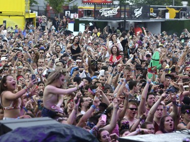 Escapade Music Festival took over Lansdowne Park for a mostly young crowd of energetic EDM enthusiasts in Ottawa on Saturday, June 23, 2018.