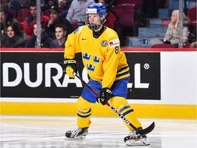 Rasmus Dahlin has played for Sweden in the past two world junior hockey championships.