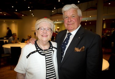Brad's parents Eleanor and Garth Hampson, a retired RCMP Staff Sergeant.