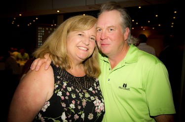 Brad's sister Diana Hampson and her husband Rob Wilson.