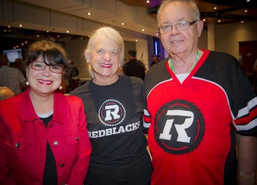 From left, Danielle Poirier, Dianne Cummins and Patrick Cummins.