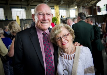 Keynote speaker Russ Jackson and his wife Lois Jackson.