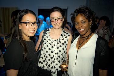From left, Stephanie Chong, Allison Russell and Beverly Ford, all board members with the Ottawa Arts Council.