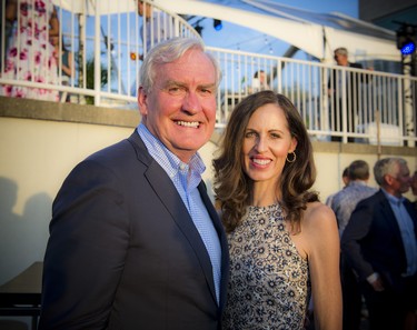 Kevin Vickers, Canadian ambassador to Ireland, with Alison Straker.