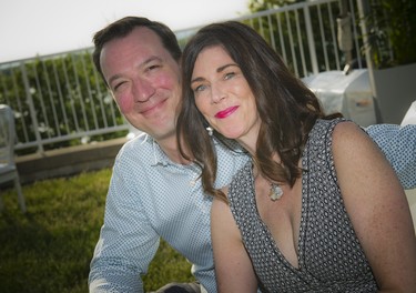 Restaurateur Stephen Beckta and his wife Maureen Cunningham.