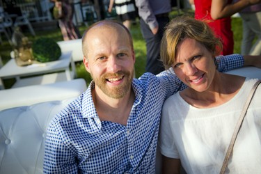 Antoine Arcand and Michelle Bentall.