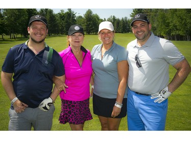 The Star Motors of Ottawa foursome, from left, Joe Raymond, Patricia Rinaldo, Pam Kassis and Adam Asiri.