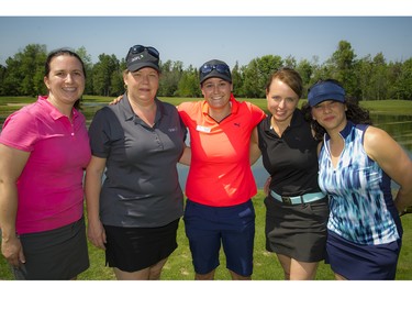 From left, Anna Keller, Anne Van Delst, Danielle Seabrook, Kathlene Evanski and Edith Duarte.