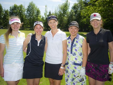 From left, Grace Fulton, Lynda Carter, Kim Parker, Ruby Williams and Lesley Bertrand.