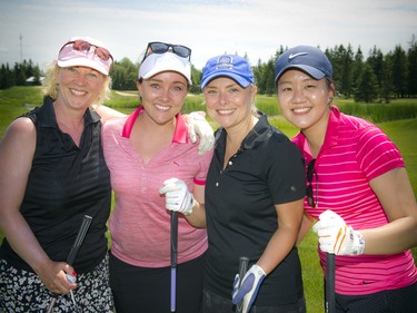 From left, Karen Brownrigg, Chantal Boyer-Casey, Candace Emman and Hyemin Lee.