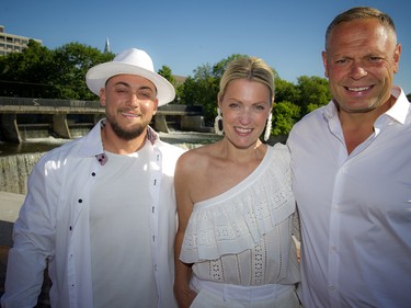 The partners behind Tavern on the Falls, from left, Dom Donato, Chantal Biro-Schad and Andre Schad.