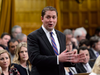 Conservative Leader Andrew Scheer speaks in the House of Commons a day after removing Maxime Bernier as a shadow minister.