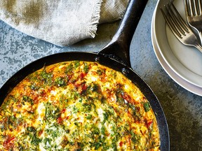 Cheddar & Feta Frittata from Feasts by Sabrina Ghayour.