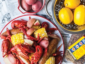 The Sailors' N'awlins Crawfish Boil from The Great Shellfish Cookbook by Matt Dean Pettit.