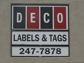 Deco Labels Tags owned by the Ford family and photographed in Etobicoke on Saturday November 2, 2013.
