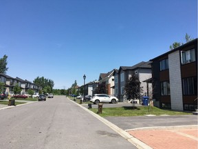 Marcelle Ferron Street in Gatineau where a police officer shot and killed an 'aggressive' dog in a home on Tuesday, June 19.