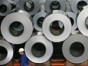 Rolls of aluminum