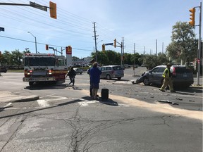 Crash at Albion South and Hunt Club