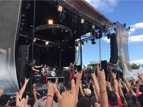Tens of thousands of heavy metal fans descended on Montebello  for Rockfest.