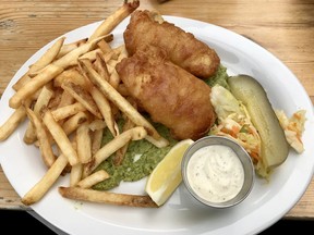 Fish and chips at the Cameron