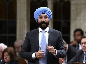 Minister of Innovation, Science and Economic Development Navdeep Bains