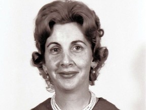 An undated photo of Mary O'Flaherty, who  was a communication officer in Canada's embassy in Iran during the "Canadian Caper." O'Flaherty died in May at age 92.