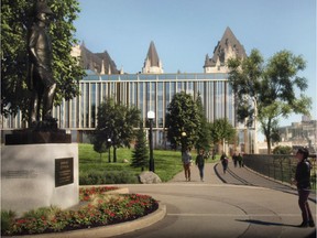 Option 4 from the Report on the Chateau Laurier from the City of Ottawa
View from Colonel By Statue