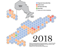 Here is a look at the Ontario election maps from 2014 and 2018