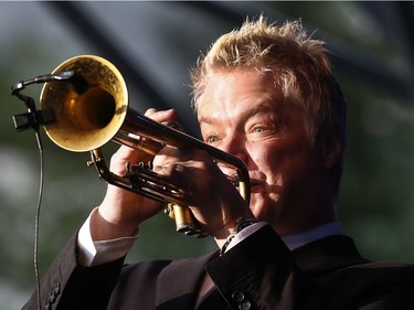 Chris Botti performing at the TD Ottawa Jazz Festival at City Hall in Ottawa Thursday June 21, 2018.