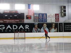 The opening day of Senators development camp gave Brady Tkachuk his first opportunity to skate with other players from the organization in Ottawa. Tony Caldwell/Postmedia