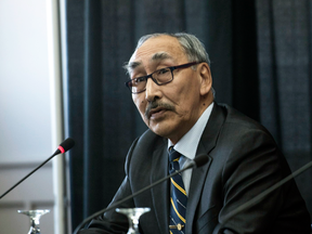 Then-Premier of Nunavut Paul Quassa on May 23 2018.