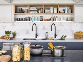 The newly renovated and functional kitchen at the Royal Ottawa is attractive and homey.