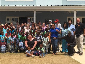 SHSM students from Woodroffe High School travelled to Barbados to support students in the school's General Learning Program.