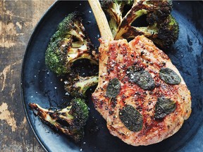 Simply Seared Veal Chops from How to Grill Everything, by Mark Bittman.
